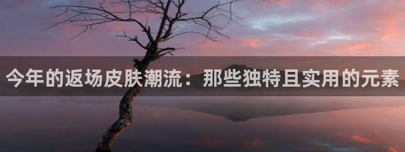 乐天堂fun：今年的返场皮肤潮流：那些独特且实用的元素